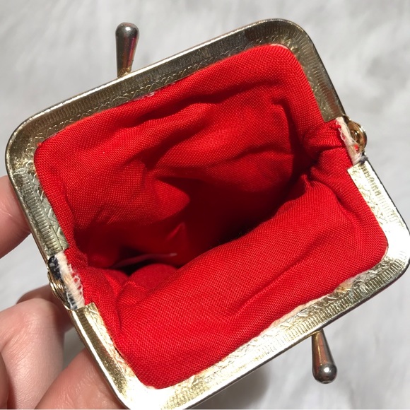 Vintage coin purse denim jean pocket clasp pouch - Picture 6 of 7